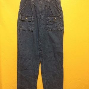 CABELA'S Womens 8 Blue Denim 7 Pocket Hiker Jeans